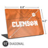 Clemson University Orange Jersey Universal Laptop 11in (8.8 x 6.2in) Skin